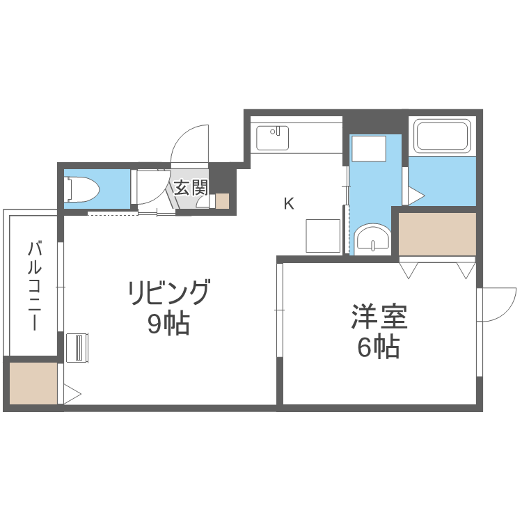 デュオ　パナッセの間取り