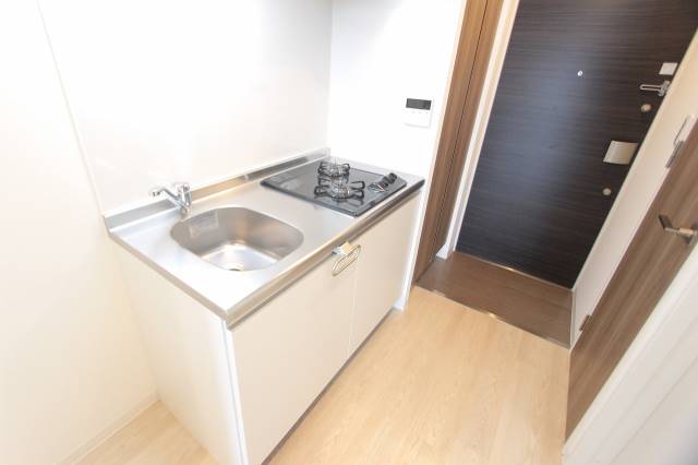 キッチン　２口コンロのキッチンです