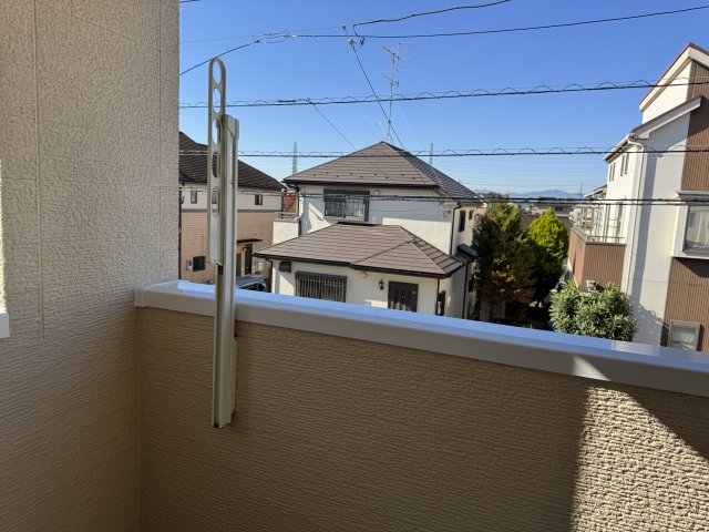 バルコニー　屋外物干し