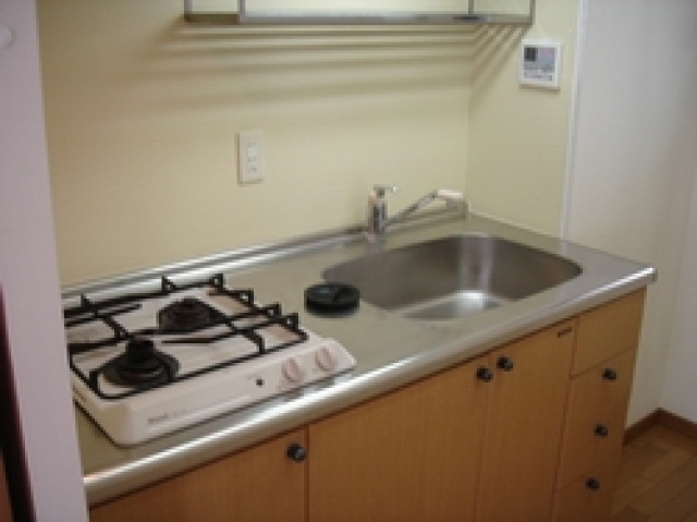 キッチン　2口コンロ付き☆