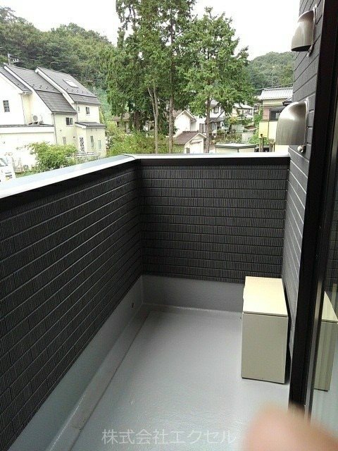 バルコニー　南向きです。