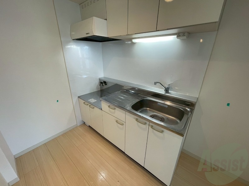 キッチン　清潔感がありお洒落なキッチンになっていました！