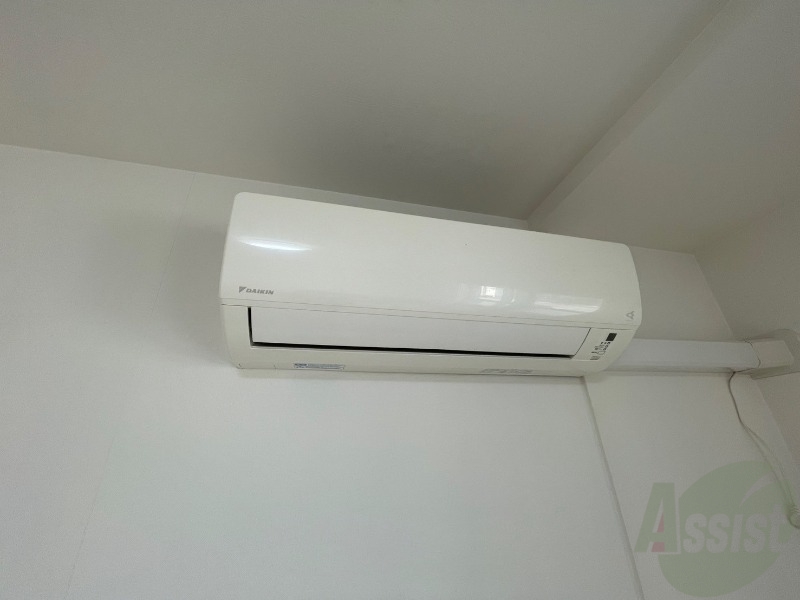 その他設備　エアコンが設置してありますので、寒暖対策もばっちり。