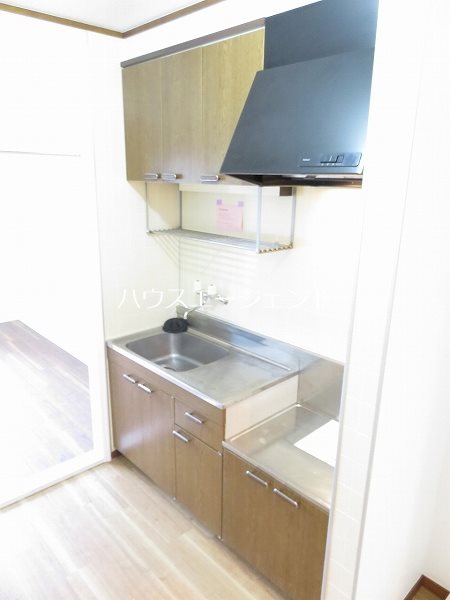 キッチン　２口ガスコンロ設置可能キッチン、お料理楽々です。※参考画像