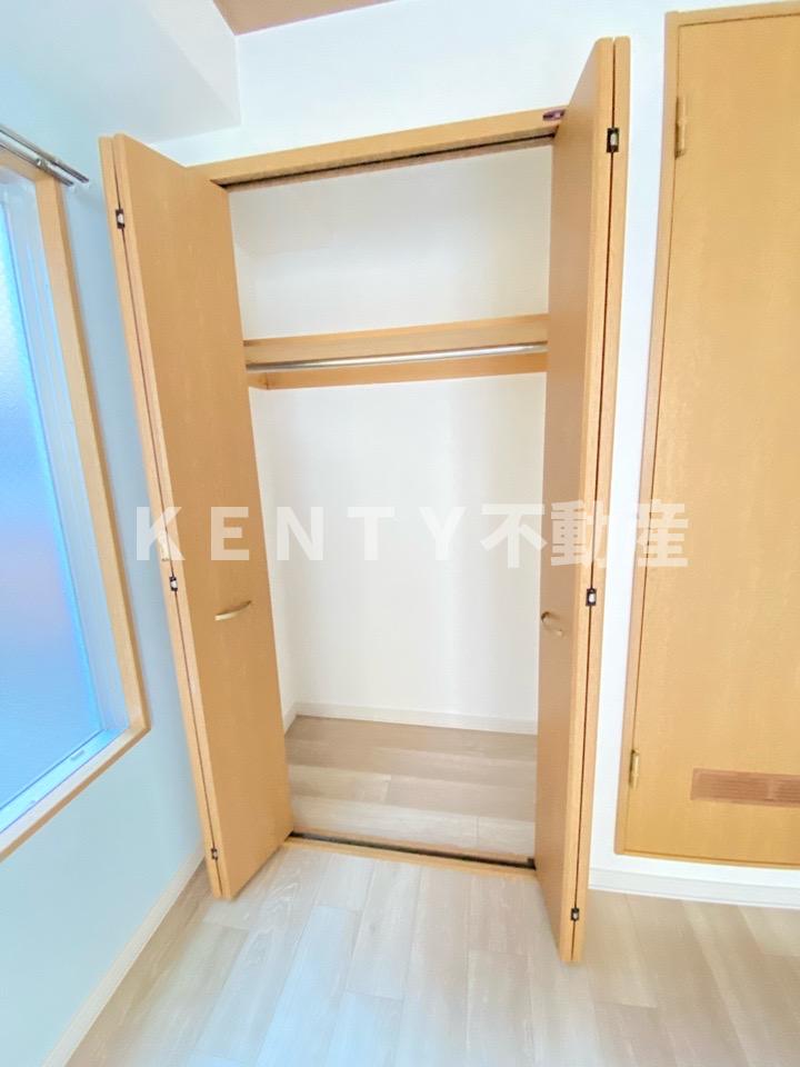 収納　十分な収納スペースがあります