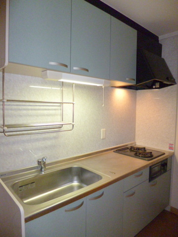 キッチン　★システムキッチン【ガス２口グリル付き】★