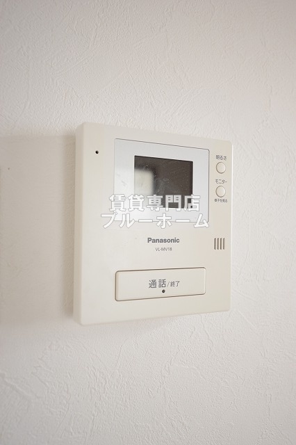 セキュリティ　安心のモニター付きインターホン！