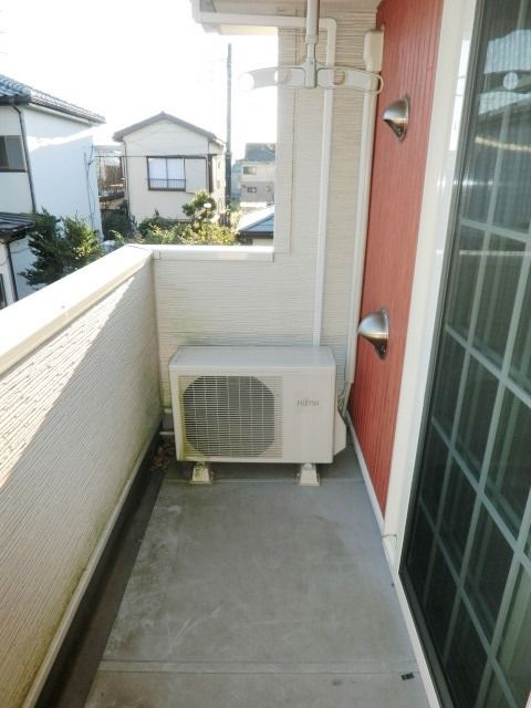 バルコニー　洗濯物も良く乾きそうですね。