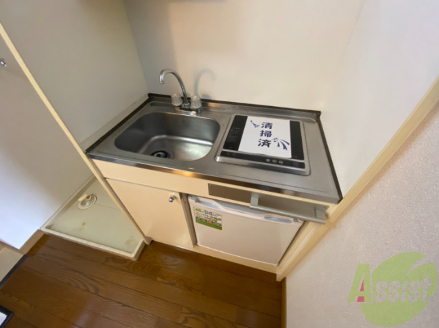 キッチン　キッチンはＩＨコンロ付きなのですぐにお料理が始められます。