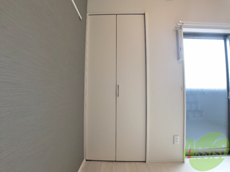 収納　クローゼットがありました。お洋服や荷物はここへ。