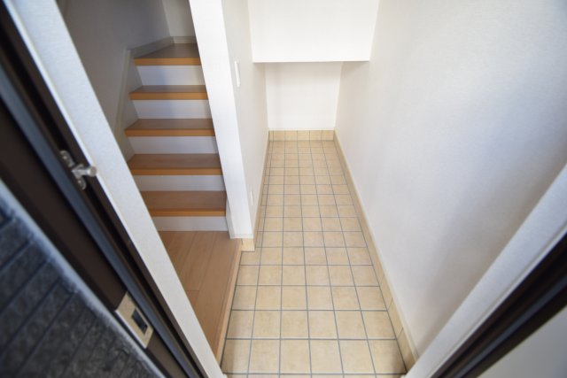 玄関　ゆったりとした玄関です
