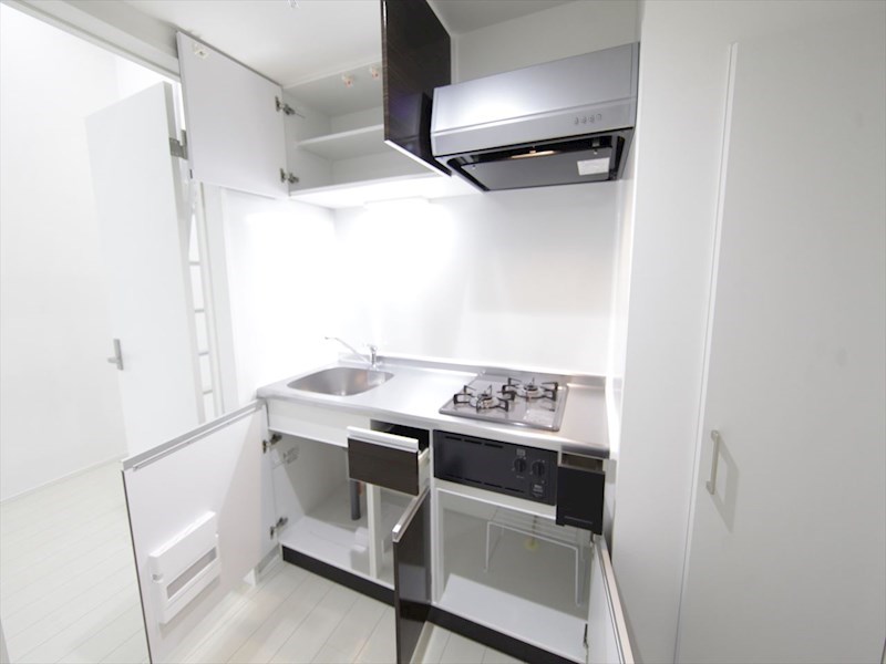 キッチン　システムキッチン（ガス2口コンロ付）