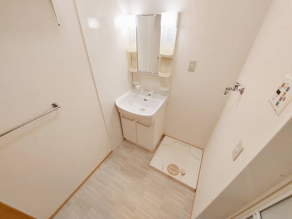 洗面設備　洗濯機置場