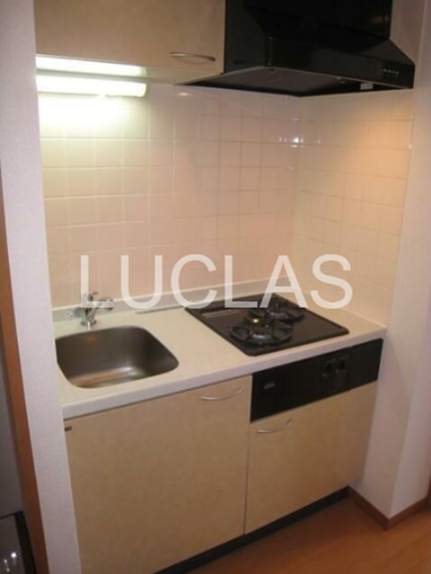 キッチン　2口コンロで使いやすいシステムキッチン♪