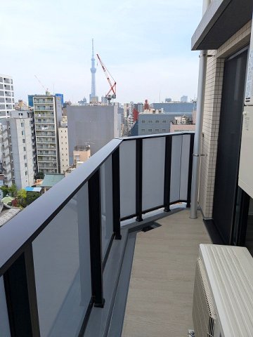 眺望　13Fバルコニーからの眺望 上層階からはスカイツリー見えます