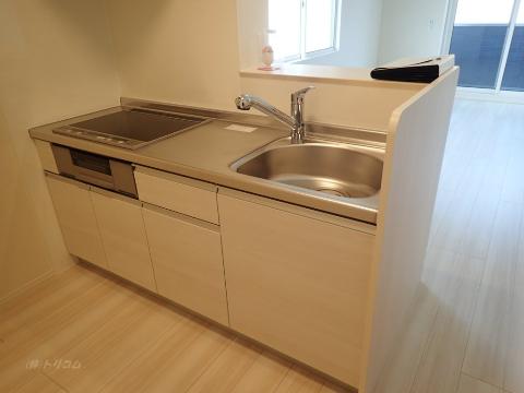 キッチン　IH＆グリル付システムキッチン（イメージ）