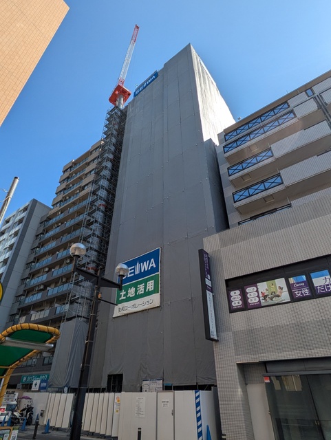 建物外観　※建築中（２０２６年４月撮影）
