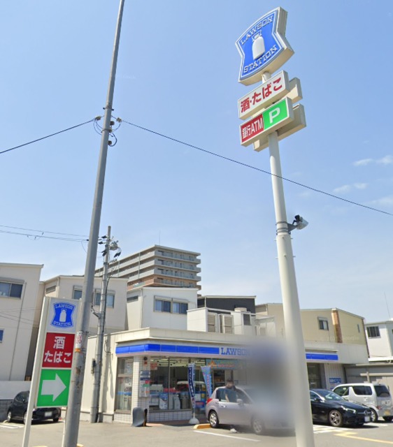 コンビニ　ローソン長吉出戸三丁目店（コンビニ）まで395m