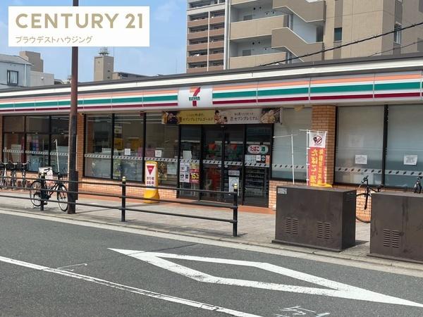 コンビニ　セブンイレブンＪＲ放出駅西店（コンビニ）まで322m