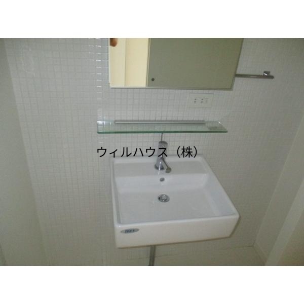 洗面設備　独立洗面台！
