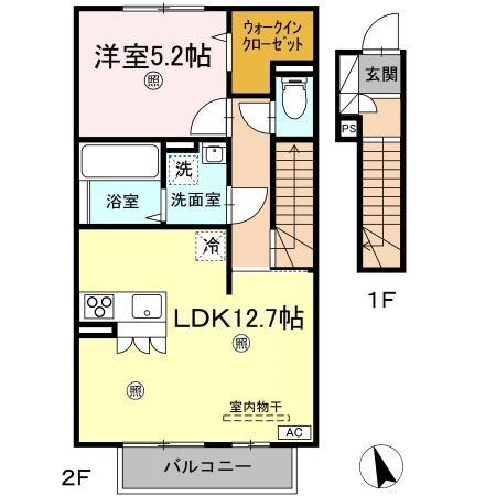 レトワールの間取り写真