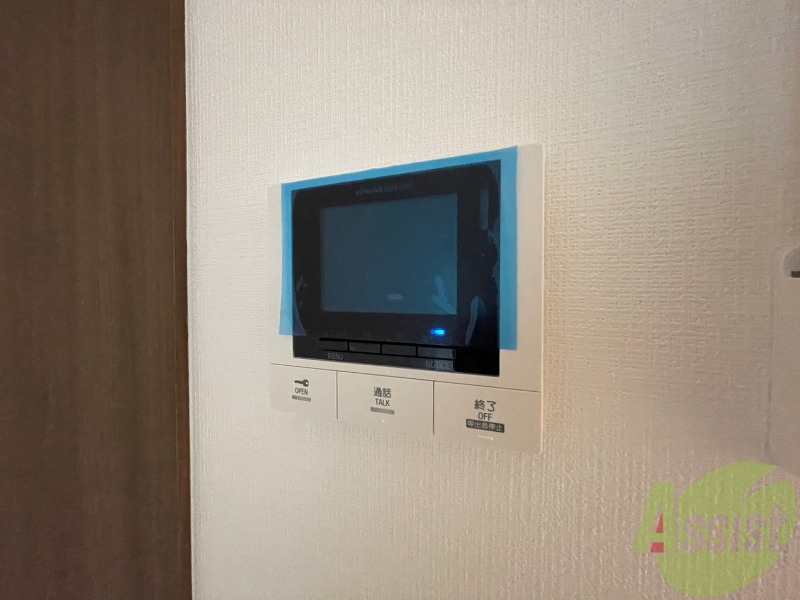 セキュリティ　インターホンは通話ができるので急な訪問があっても安心です。