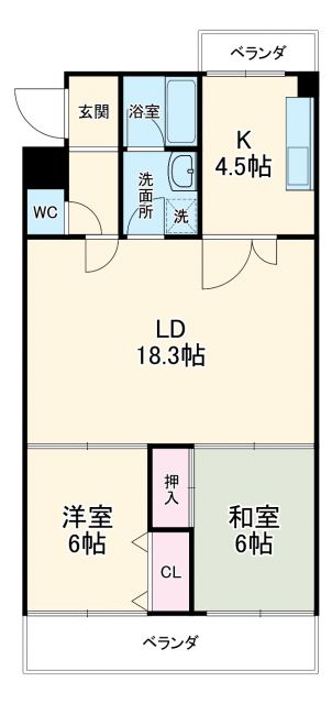 アーバン京命Iの間取り写真