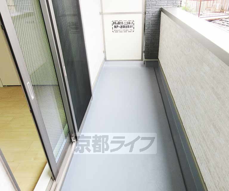 バルコニー　広々ベランダです。