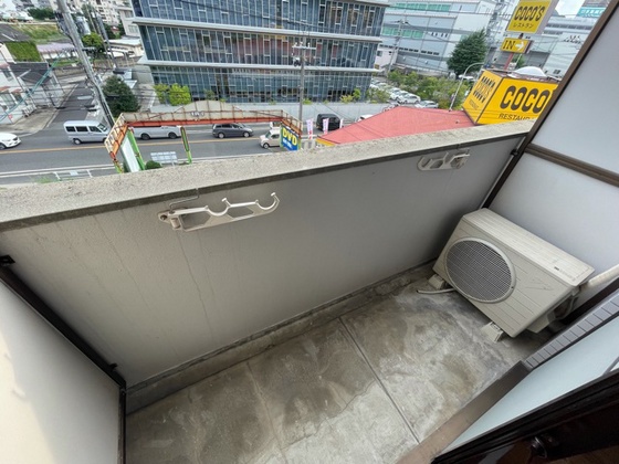 バルコニー　※別部屋の写真です