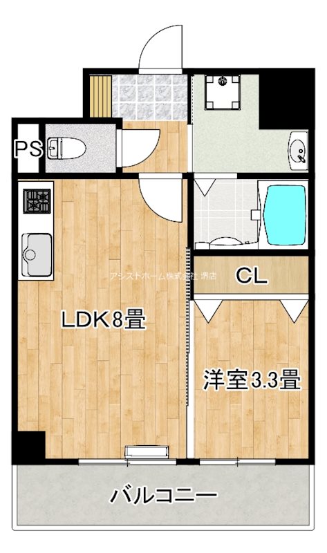 スプランディッド堺東の間取り写真