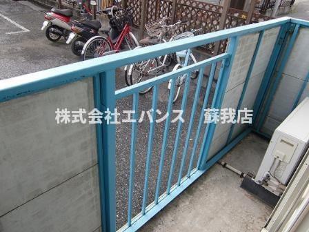 バルコニー　広々としたバルコニーです