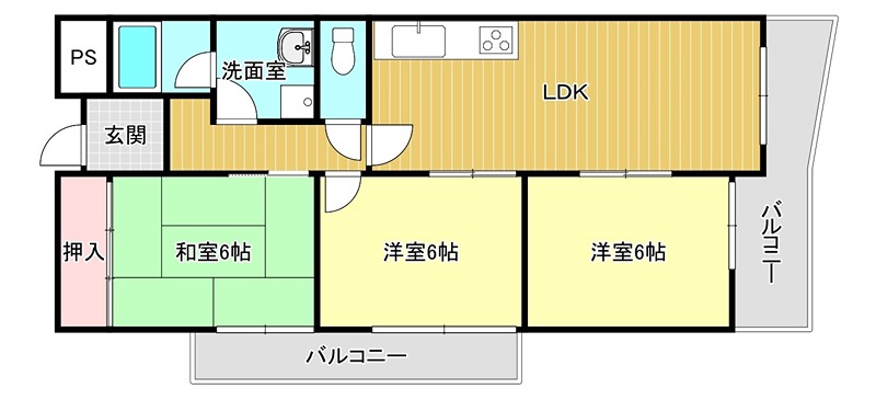 エル・クルーセの間取り写真
