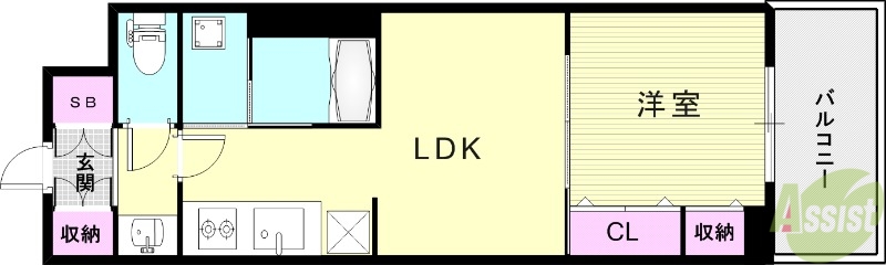 LEGALAND+NISHINOMIYA PARKSIDEの間取り写真