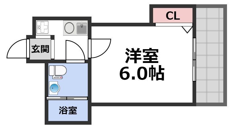 ミストラル本町ウエストの間取り写真