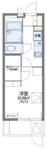 レオパレスグリーンメゾンの間取り写真