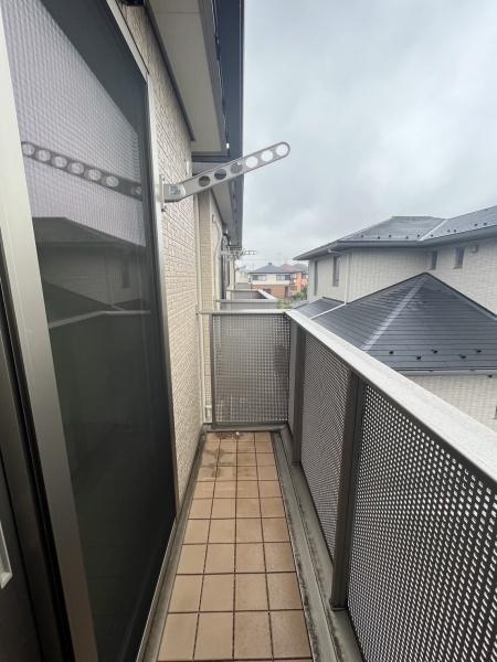 バルコニー　日当たりいいです！