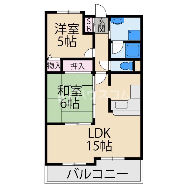 サンジェール増井の間取り写真