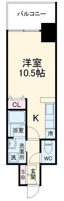 AMBER HOUSE Horitaの間取り写真