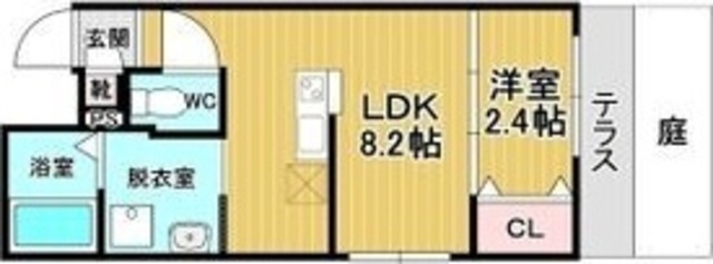 ＪＲ東海道本線 千里丘駅 徒歩7分 3階建 築1年の間取り写真