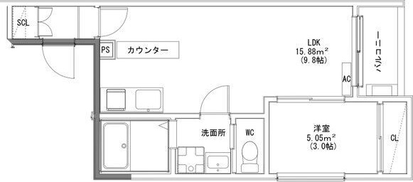 fika大江の間取り写真
