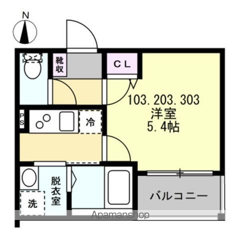 小田急江ノ島線 大和駅 徒歩6分 3階建 築3年の間取り写真