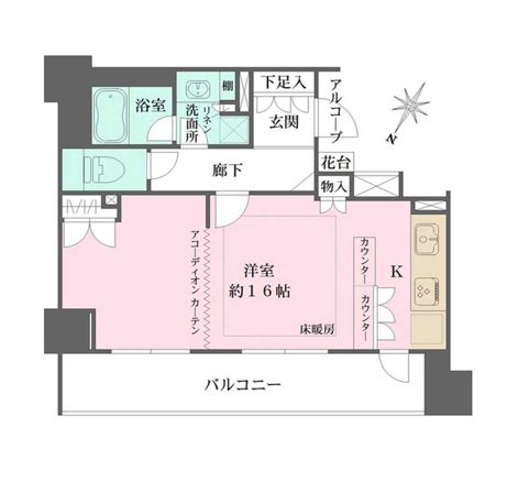 グランスイート日本橋人形町の間取り写真