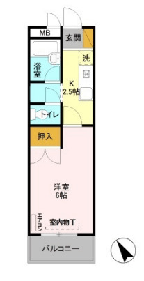 ラポール16の間取り写真