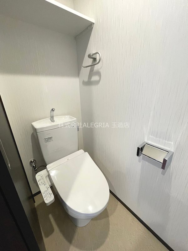 地下鉄長堀鶴見緑地線 森ノ宮駅 徒歩5分 12階建 築3年のトイレ写真