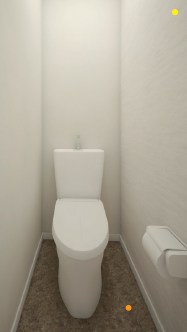 白山浦1丁目新築アパートのトイレ写真