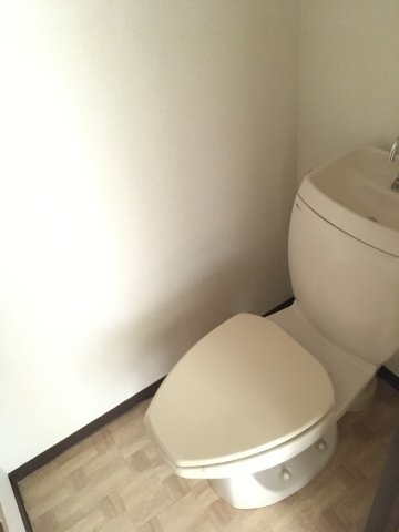 東武東上線 東松山駅 徒歩16分 2階建 築39年のトイレ写真