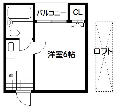 サンクレアBの間取り写真