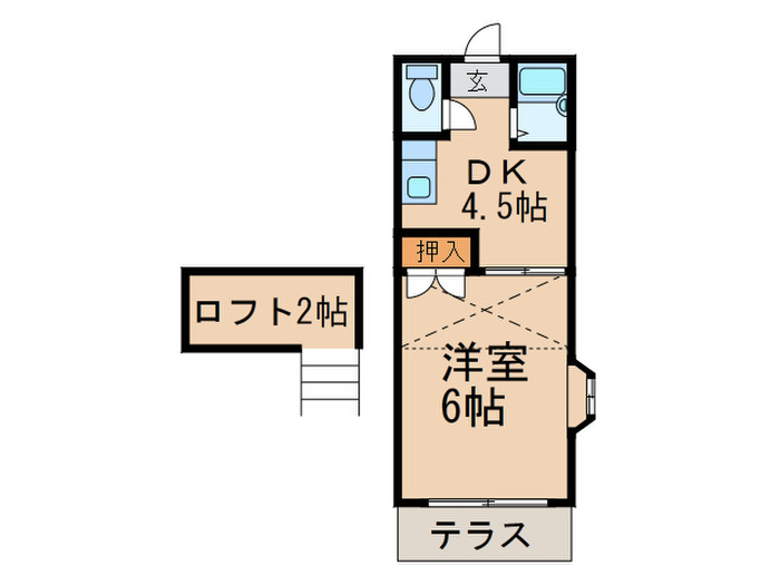 サンライズ京町の間取り写真