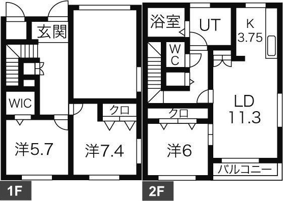 プランドールの間取り写真