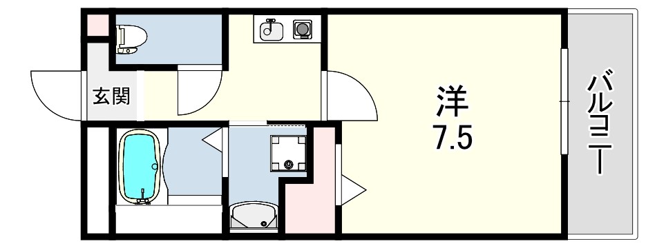 クラシェス北青木の間取り写真